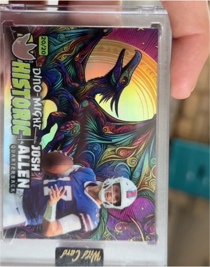 2024 Wild Card Dino-Might Pre Historic Josh Allen MVP #PHPT-JA — front