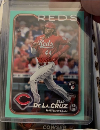 2024 Topps Update Series #US350 Elly De La Cruz Rookie Debut — front