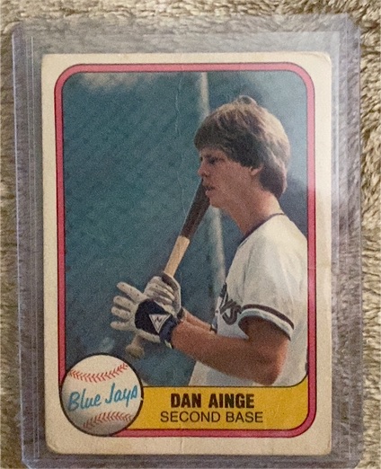 1981 Fleer #418 Dan Ainge — front
