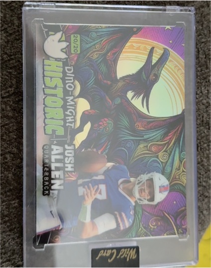 2024 Wild Card Pre Historic #20 Josh Allen — front