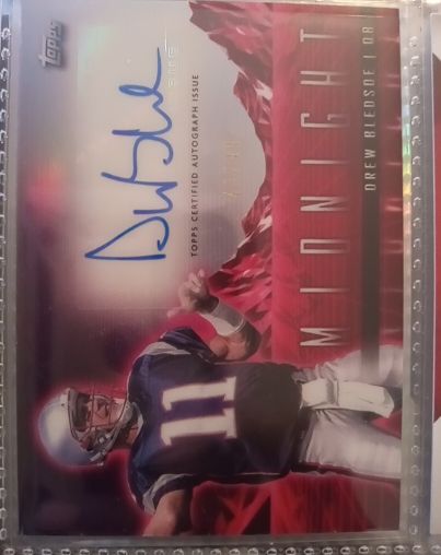2024 Topps Midnight Horizon Signatures #HZS-DBL Drew Bledsoe — front