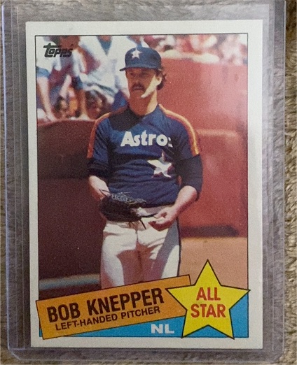 1985 Topps #721 Bob Knepper — front