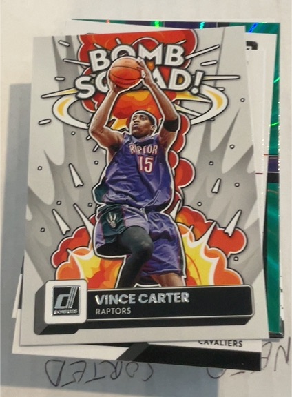 2022-23 Panini Donruss #18 Vince Carter Bomb Squad — front