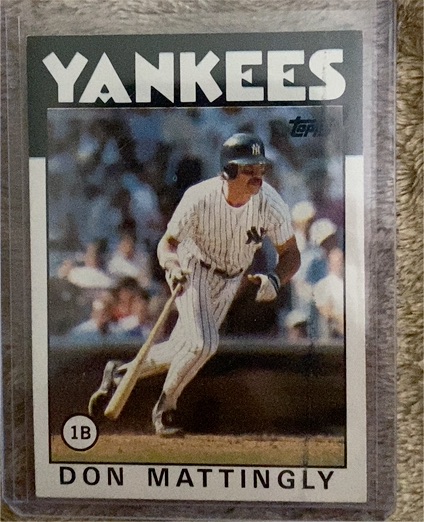 1986 Topps #180 Don Mattingly — front