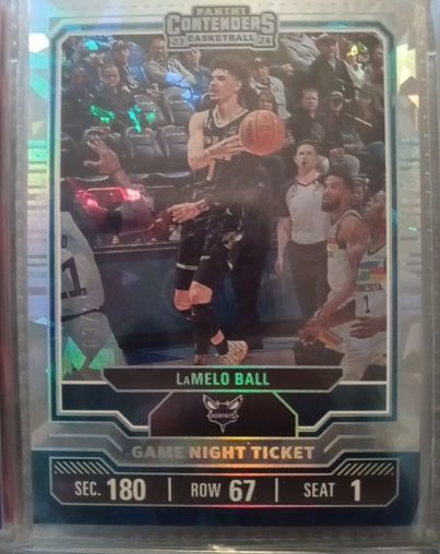 2023-24 Panini Contenders Basketball #5 LaMelo Ball Game Night Ticket — front
