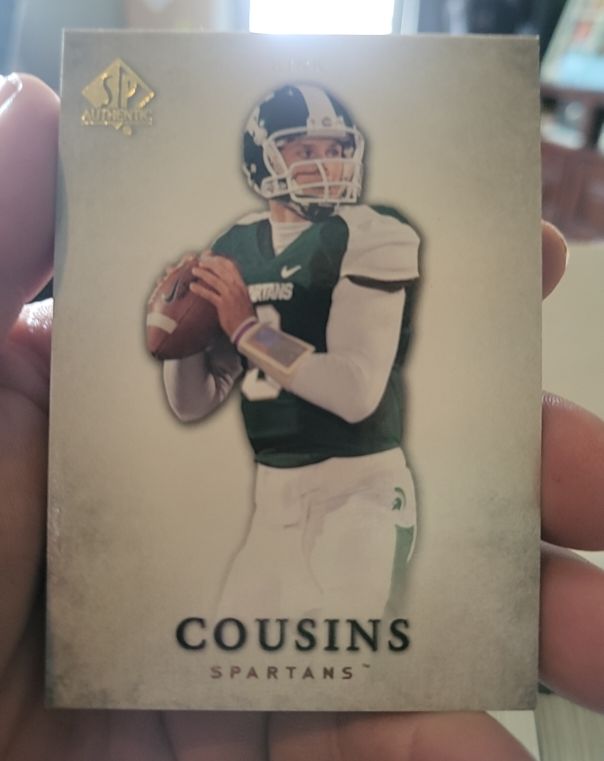 2012 Upper Deck SP Authentic #58 Kirk Cousins — front