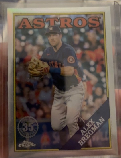 2023 Topps Chrome 35th Anniversary #88BC-7 Alex Bregman Houston Astros — front