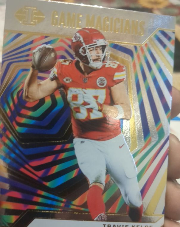 2024 Panini Illusions #23 Travis Kelce Game Magicians — front