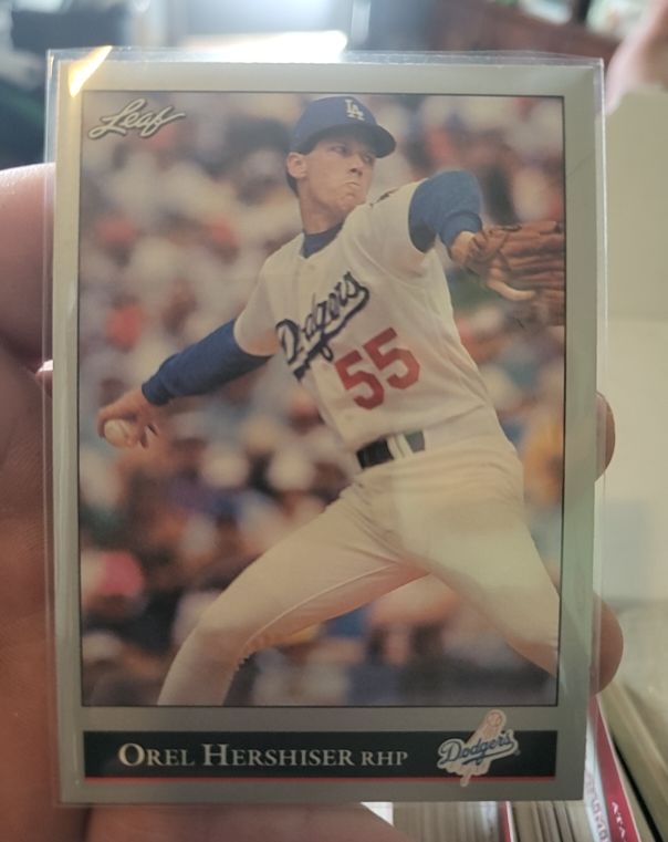 1992 Leaf #81 Orel Hershiser — front