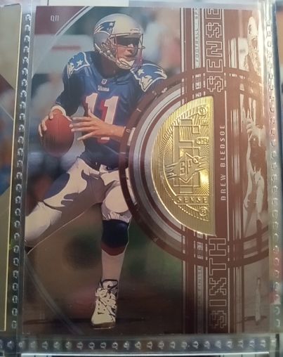1998 Upper Deck SPx Finite Sixth Sense #358 Drew Bledsoe — front