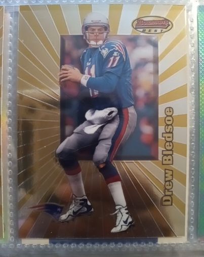1998 Bowman's Best #38 Drew Bledsoe — front