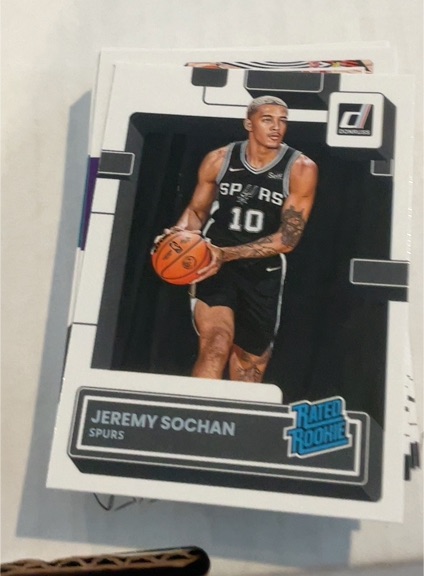 2022-23 Panini Donruss #209 Jeremy Sochan Rated Rookie — front