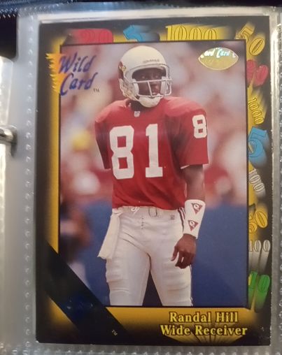 1991 Wild Card #18 Randal Hill — front