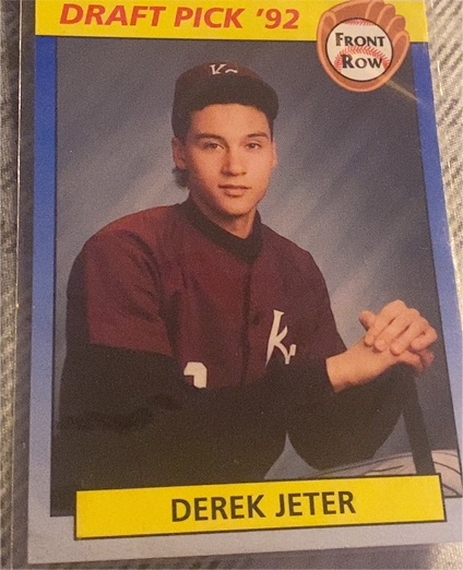 1992 Front Row Draft Picks #55 Derek Jeter — front