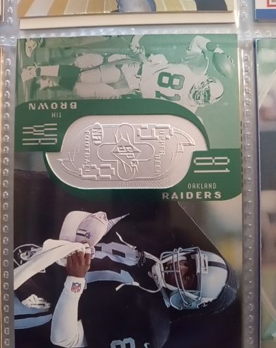 1998 Upper Deck SPx Finite #18 Tim Brown — front