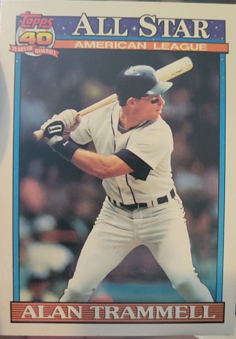 1991 Topps #389 Alan Trammell — front