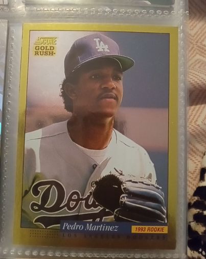 1994 Score #554 Pedro Martinez Gold Rush — front