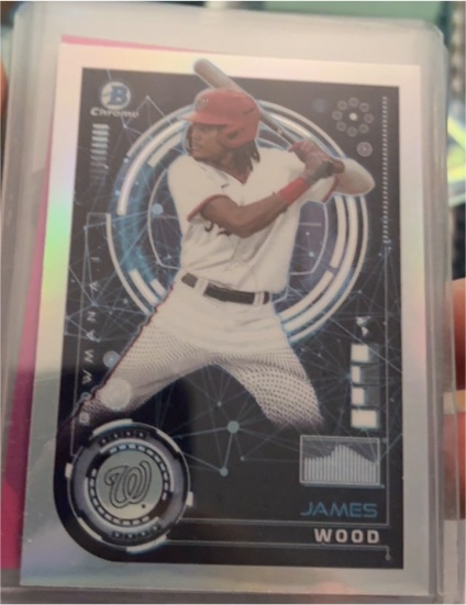 2024 Bowman Chrome #BAI-17 James Wood — front