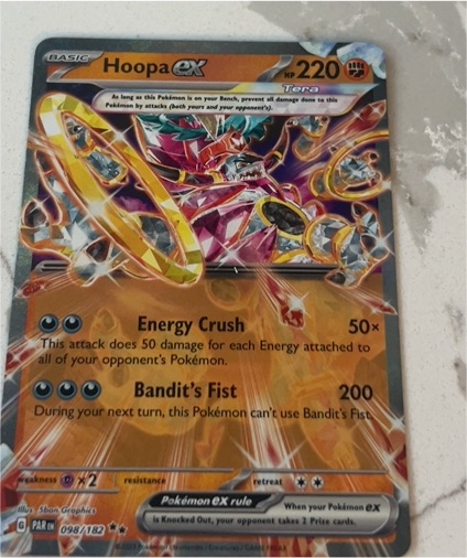 2023 Pokémon TCG SV04: Paradox Rift #098 Hoopa ex — front