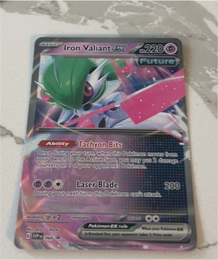 2023 Pokémon TCG Scarlet & Violet Promo #068 Iron Valiant EX — front