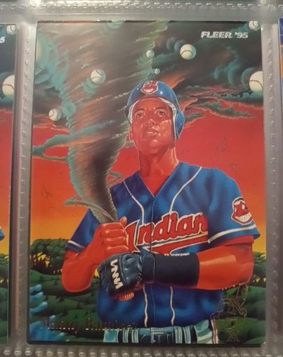 1995 Fleer Pro-Visions #6 Manny Ramirez — front