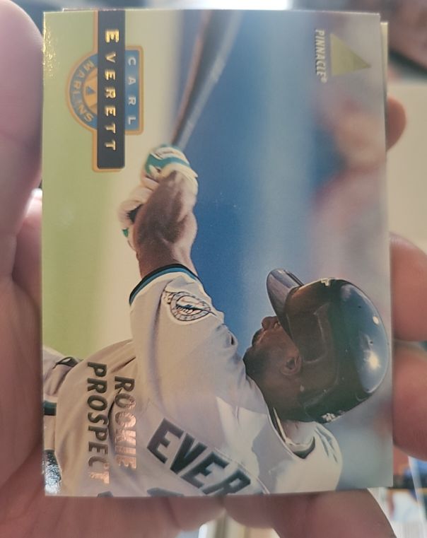 1994 Pinnacle #252 Carl Everett — front
