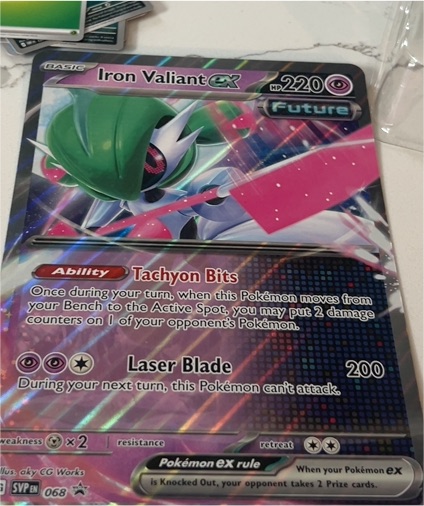2023 Pokémon SVP #068 Iron Valiant ex — front