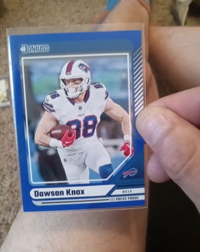 2024 Panini Donruss #4 Dawson Knox — front