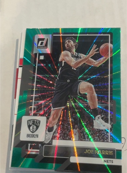 2022-23 Donruss #9 Joe Harris Green Laser — front
