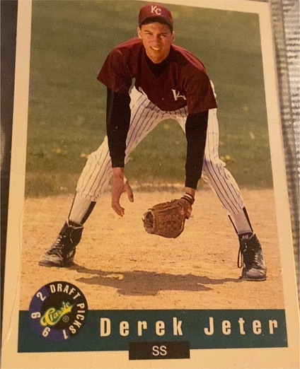 1992 Classic Draft Picks #6 Derek Jeter — front