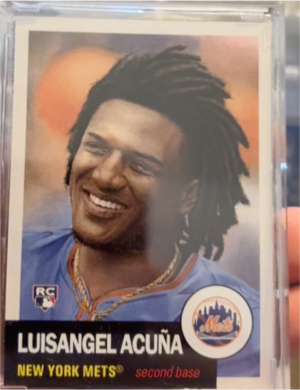 2025 Topps MLB Living Set #843 Luisangel Acuña — front