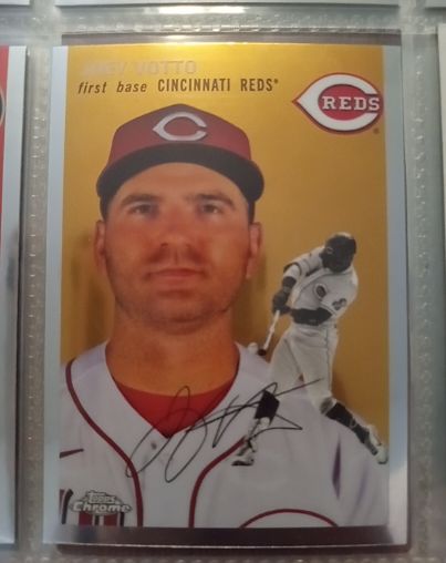 2023 Topps Chrome Platinum Anniversary #289 Joey Votto — front