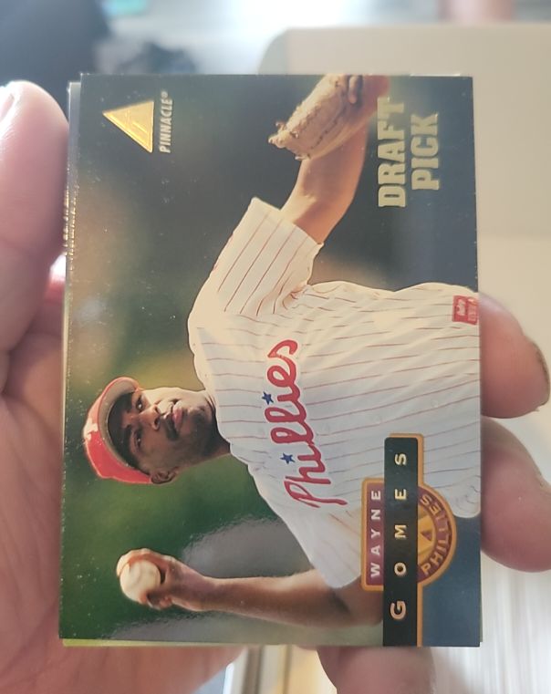 1994 Pinnacle Draft Pick Wayne Gomes — front
