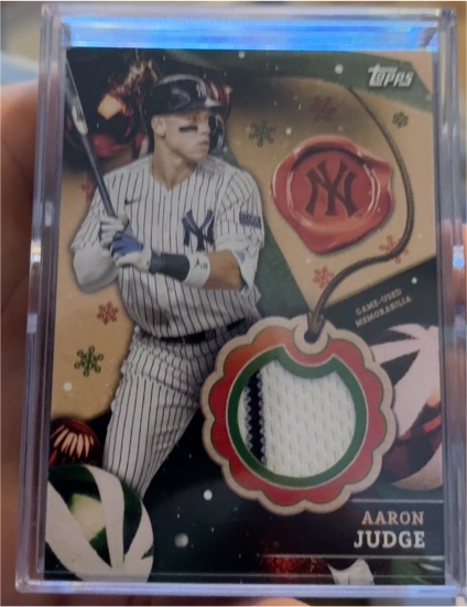 2024 Topps Holiday #RC-AJ Aaron Judge — front