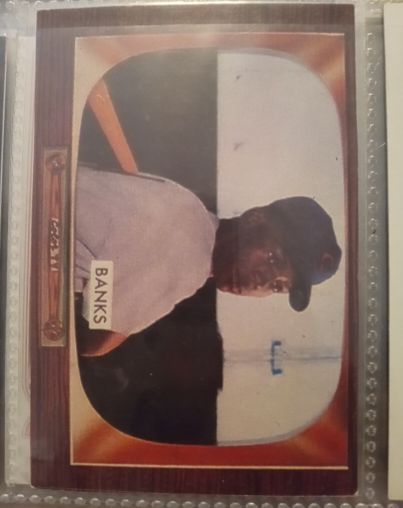 1955 Bowman #242 Ernie Banks — front