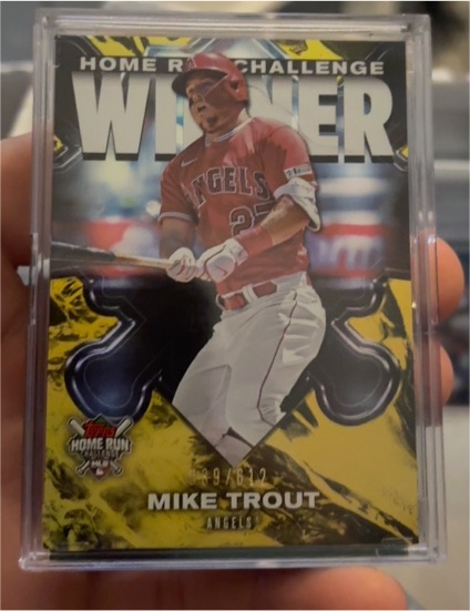 2024 Topps Home Run Challenge Winner #HRCW-2 Mike Trout — front