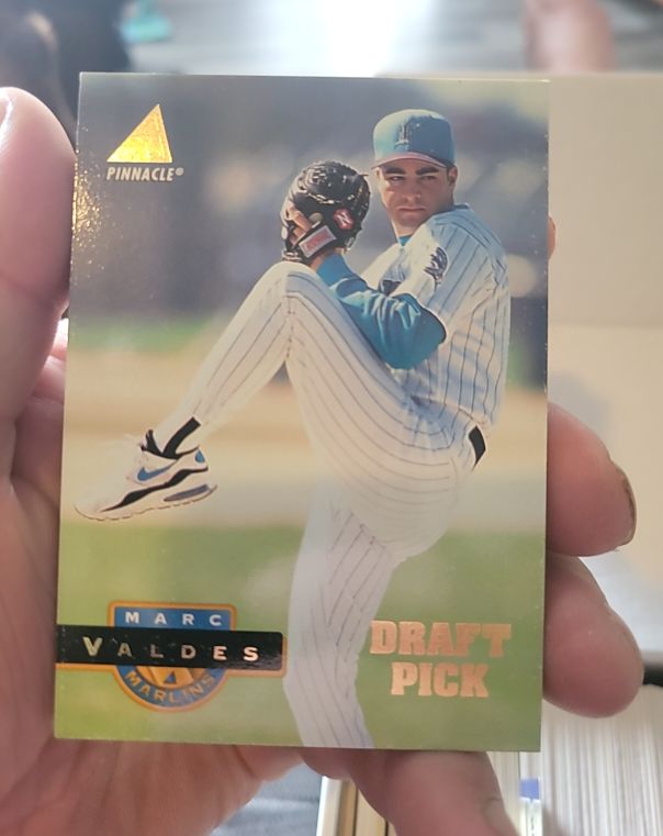 1994 Pinnacle #431 Marc Valdes — front