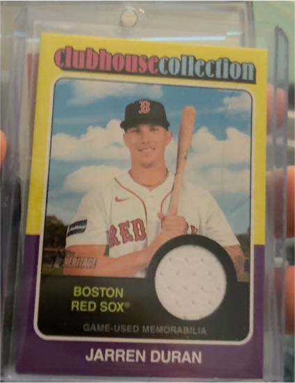 2024 Topps Heritage Clubhouse Collection #CCR-JD Jarren Duran — front