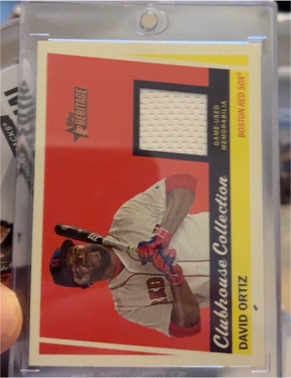 2016 Topps Heritage Clubhouse Collection #CCR-DO David Ortiz — front