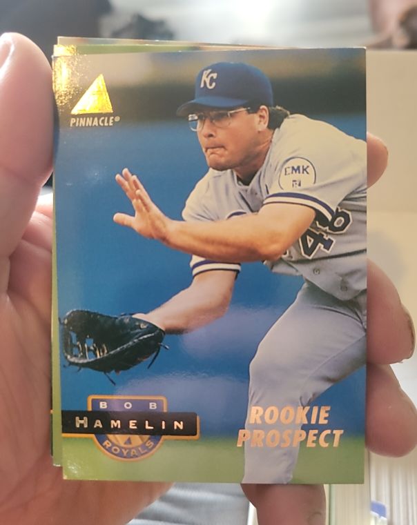 1994 Pinnacle #361 Bob Hamelin Rookie Prospect — front