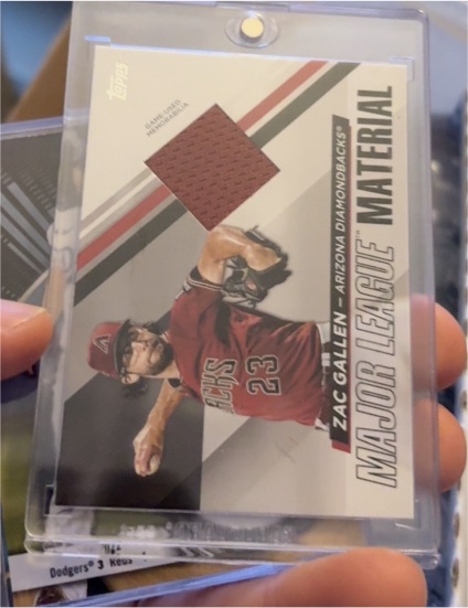 2024 Topps Series 2 Major League Materials #MLM2-ZGA Zac Gallen — front