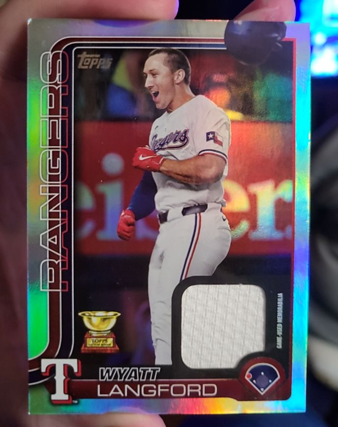 2025 Topps Series 2 #455 Wyatt Langford — front