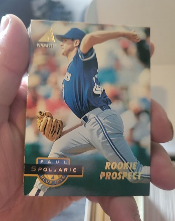 1994 Pinnacle #539 Rookie Prospect Paul Spoljaric — front