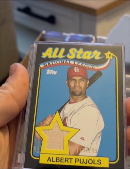 2024 Topps Series 2 1989 Topps All-Star Relics #89ASR-APU Albert Pujols — front