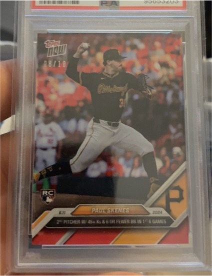 2024 Topps Now #491 Paul Skenes — front