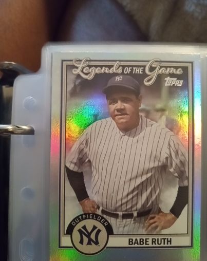 2023 Topps Series 2 Legends of the Game #LG-9 Babe Ruth — front