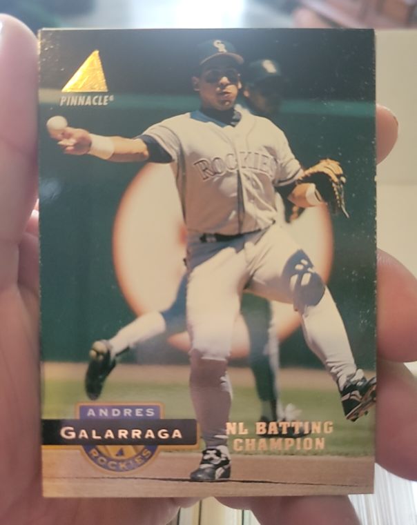 1994 Pinnacle #446 Andres Galarraga — front