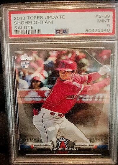 2018 Topps Update #S-39 Shohei Ohtani Salute — front