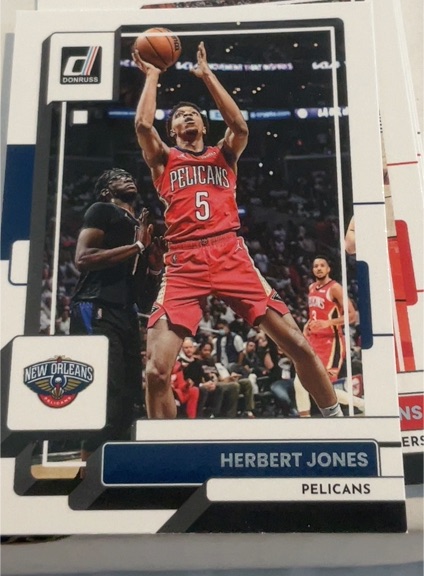 2022-23 Donruss #165 Herbert Jones — front