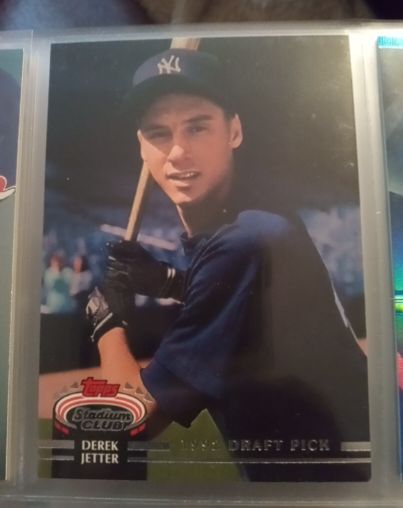1992 Topps Stadium Club Jack Murphy #117 Derek Jeter — front